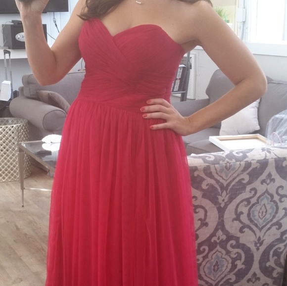 Kenneth Winston cerise / pink / magenta / raspberry / 5192L bridesmaid dress - Picture 3 of 6